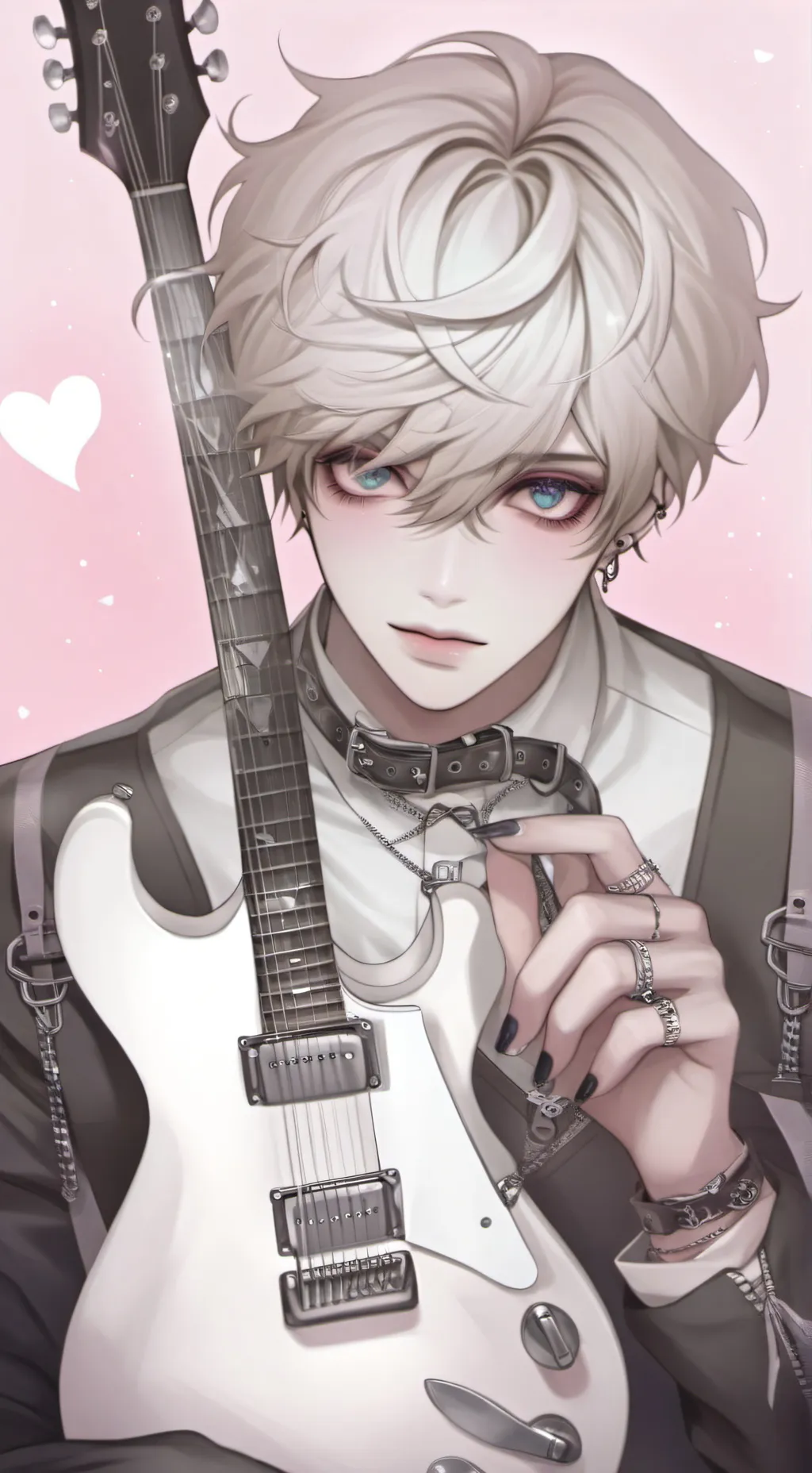 ai character: Chris!!🎸 background