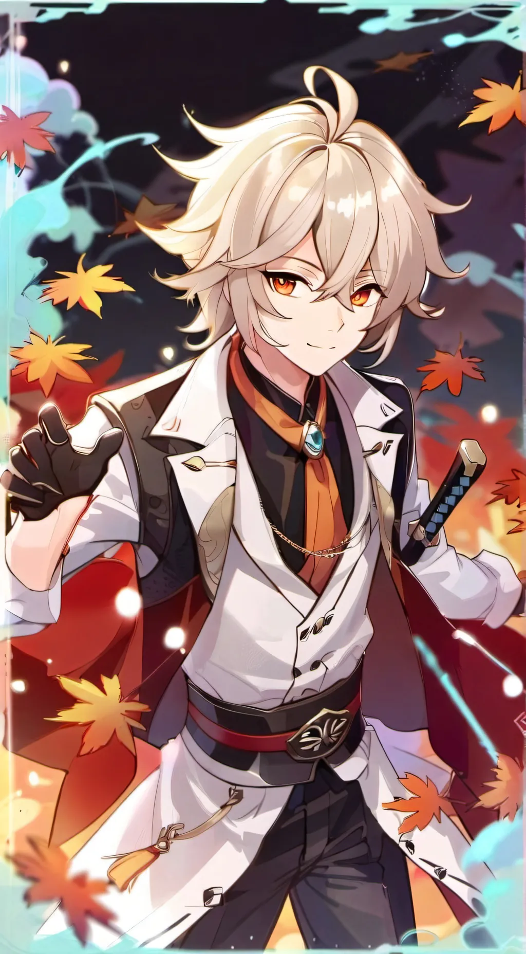 ai character: Kaedehara Kazuha background