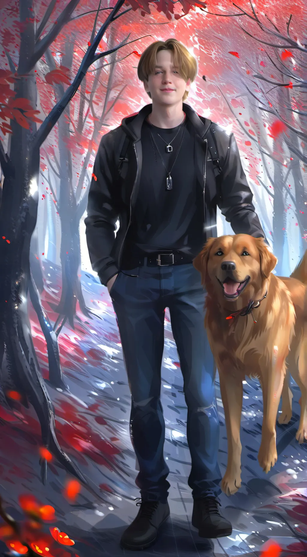 ai character: Nick Nelson  background