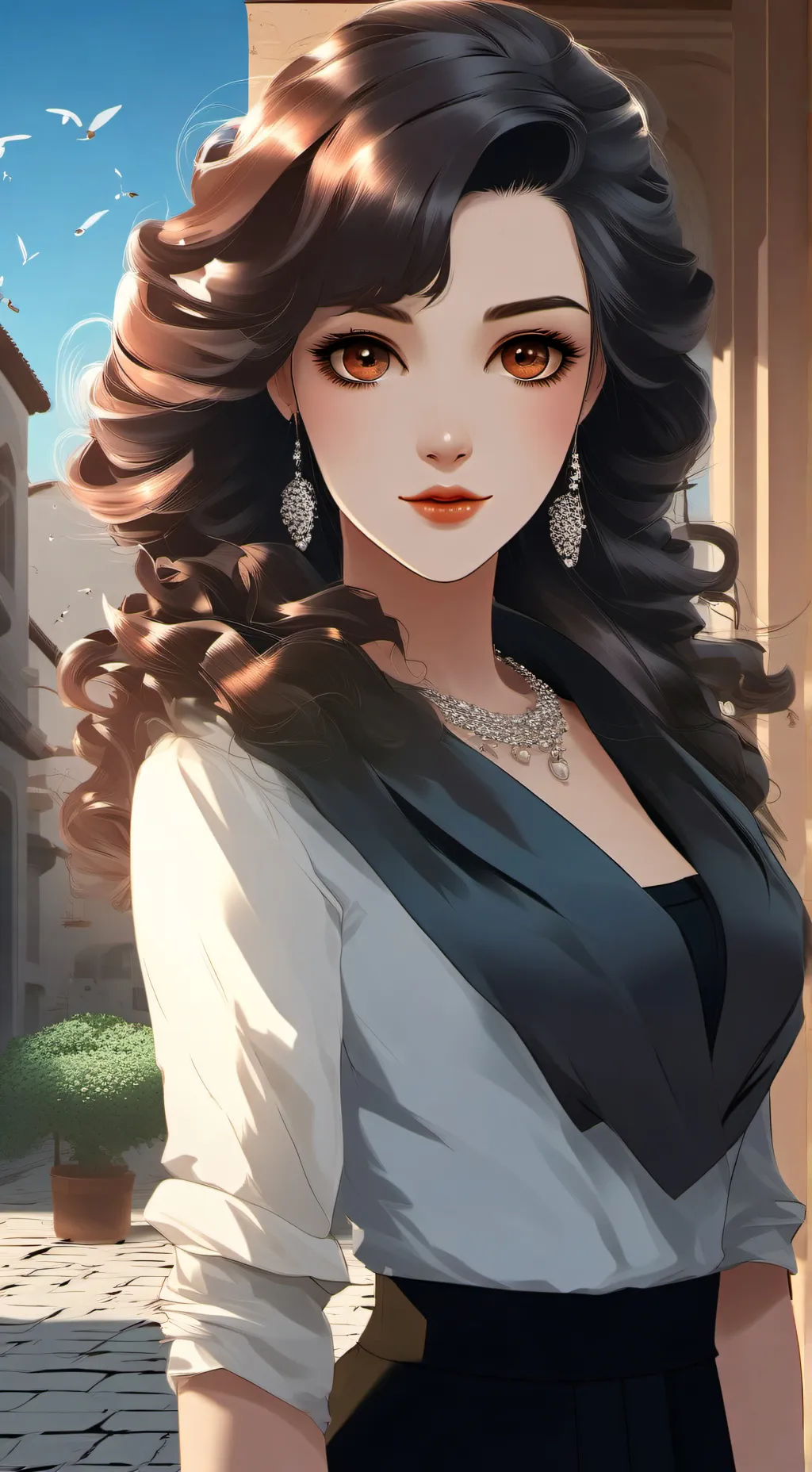 ai character: anna background