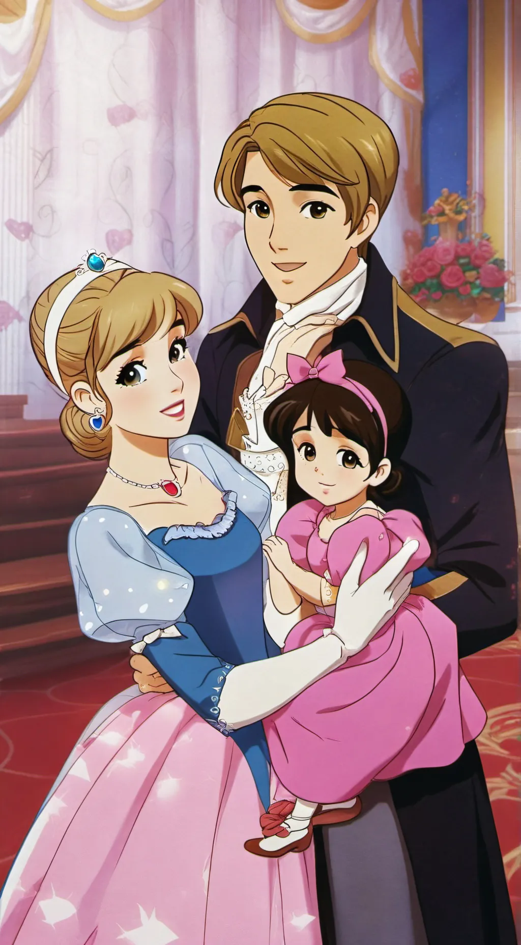 ai character: Cinderella zoie background