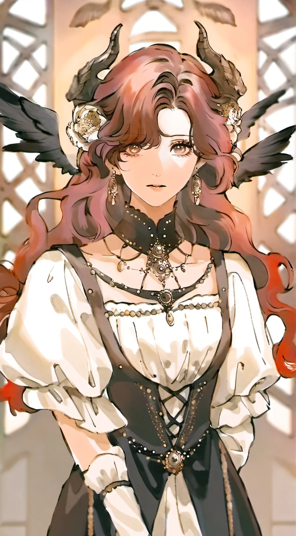 ai character: Queen Lizz  background