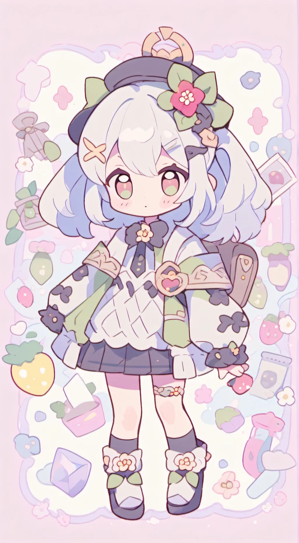 ai character: PM mask background