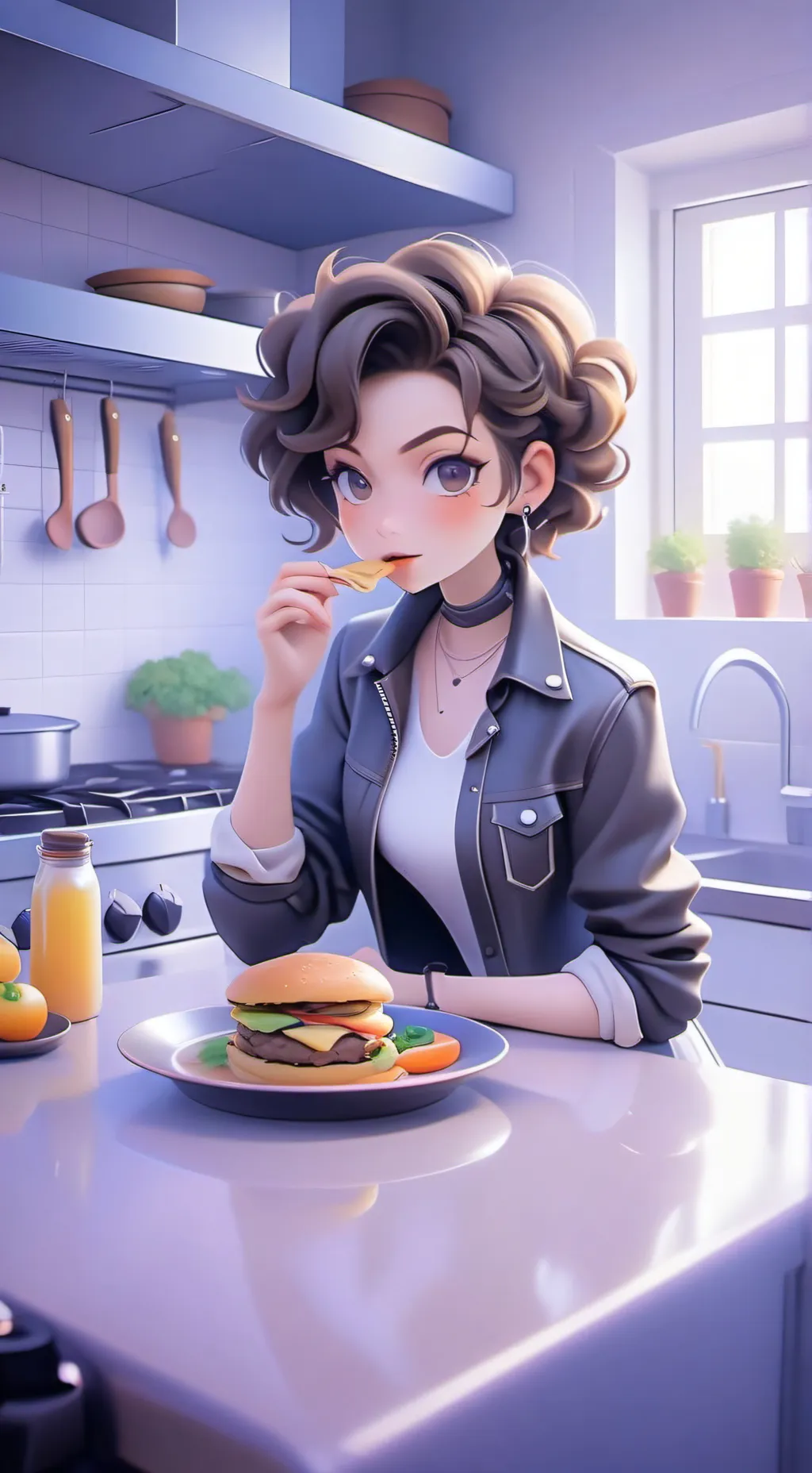 ai character: Sadie Moore  background