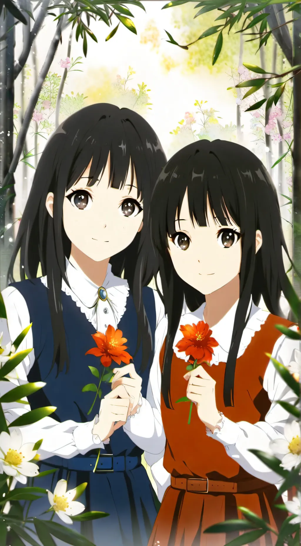 ai character: Aiko and Alice  background