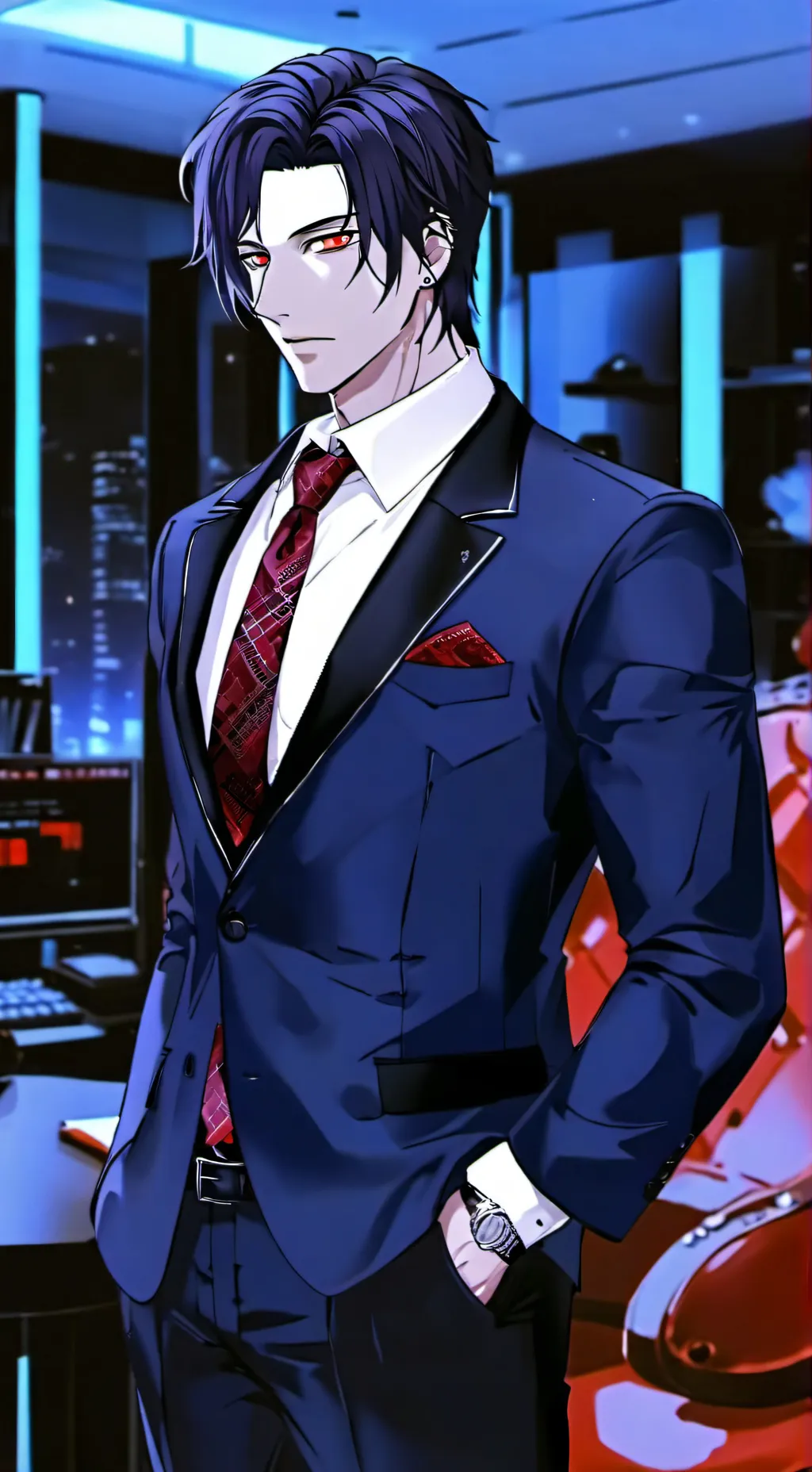 ai character: Luther  background