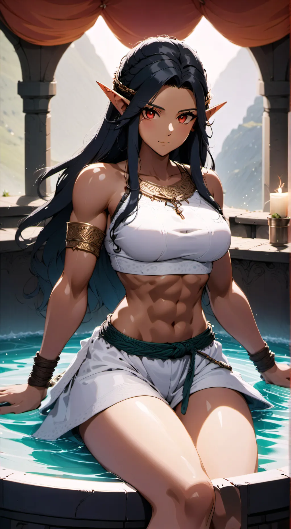 ai character: Elysia background