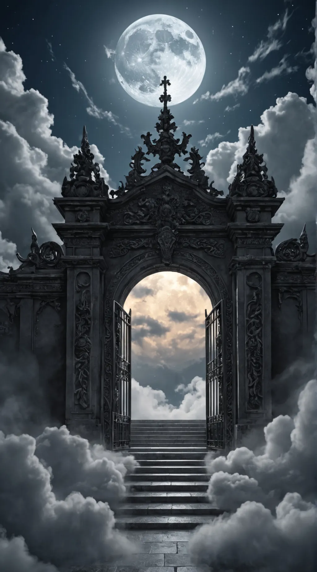 ai character: Hell Vs Heaven. background