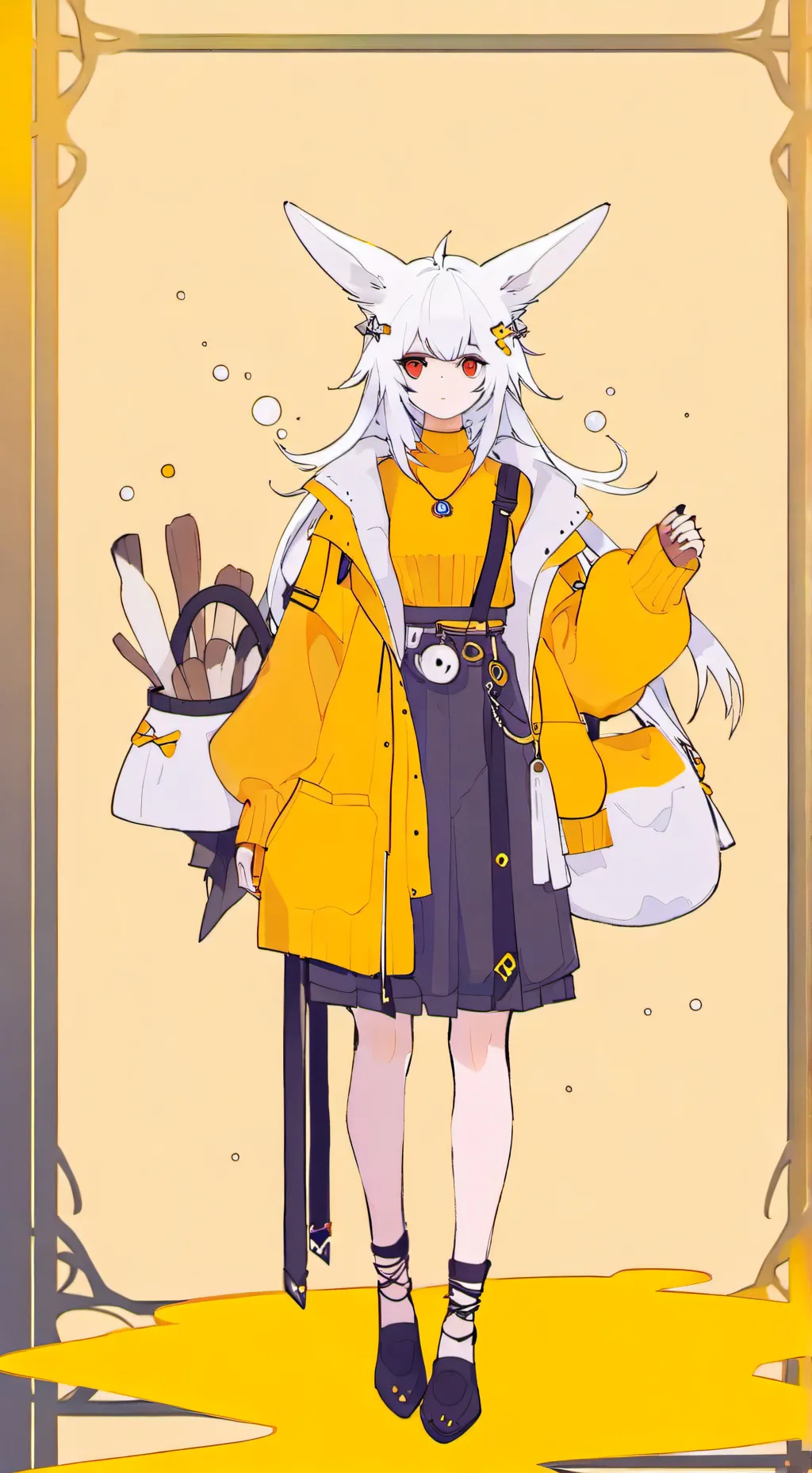 ai character: Talk with madey background