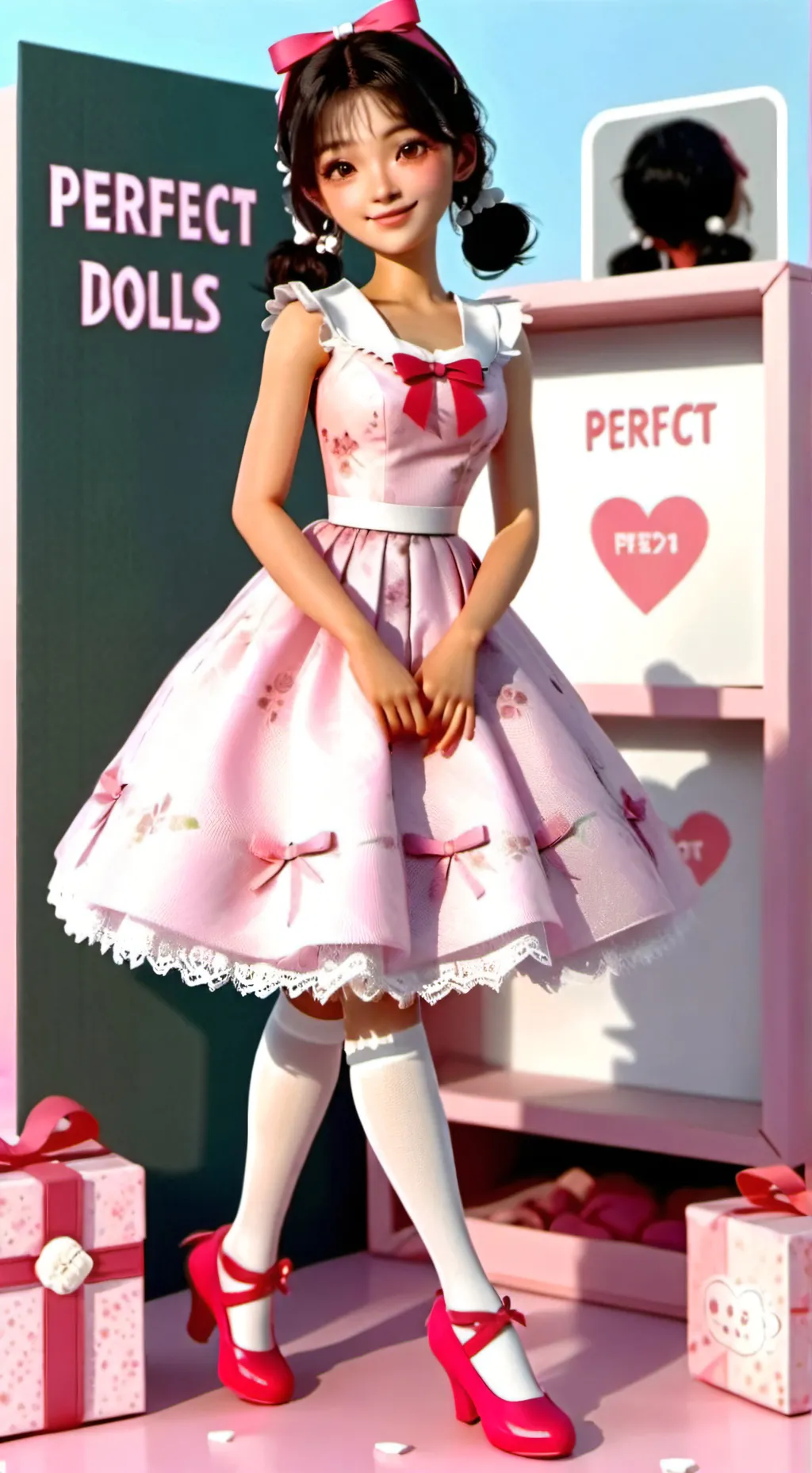 ai character: Perfect Dolls  background
