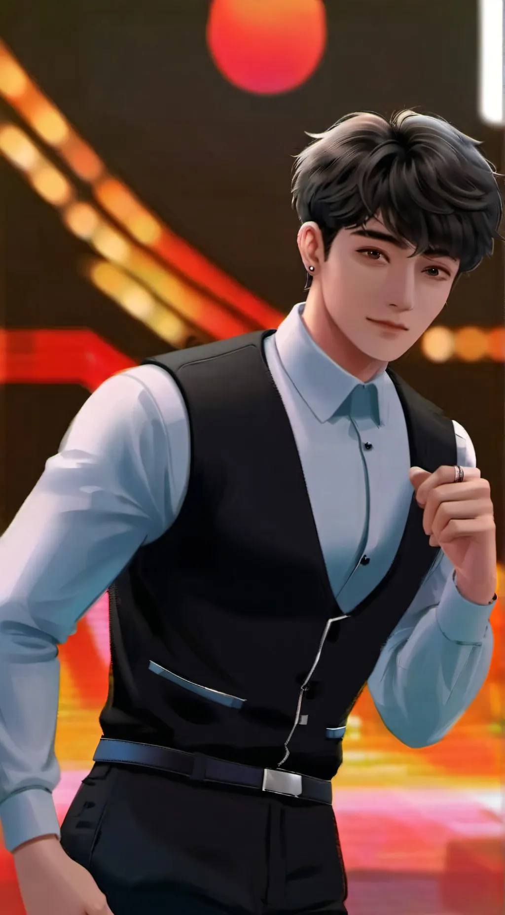 ai character: rizky background