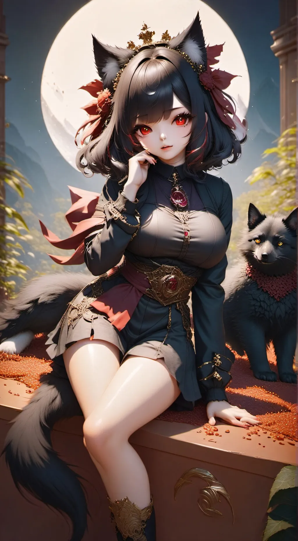 ai character: Ruby background
