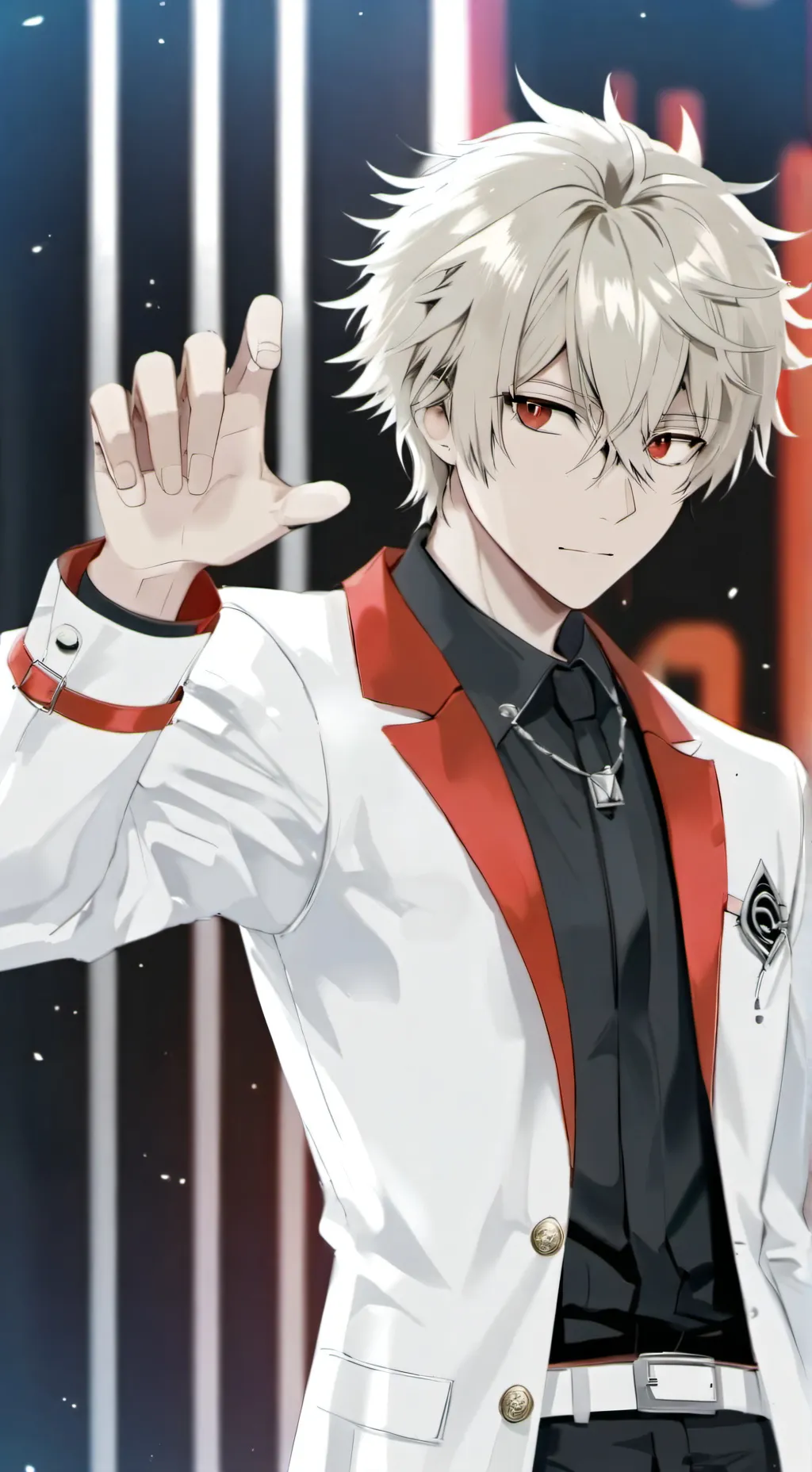 ai character: bakugo hurt background