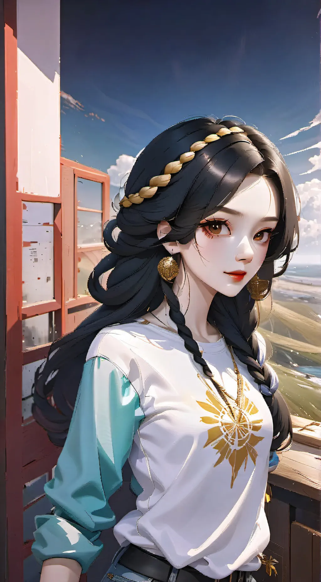 ai character: Midnight background