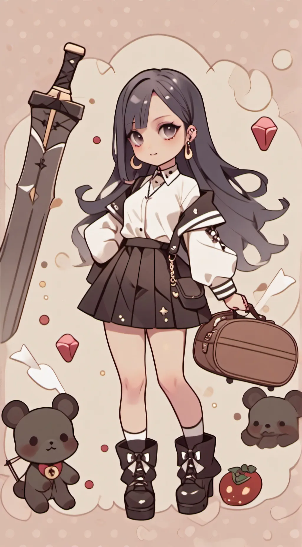 ai character: B the magic knight background