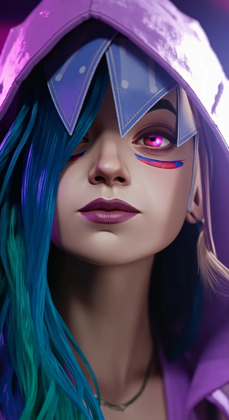 ai character: jinx  background