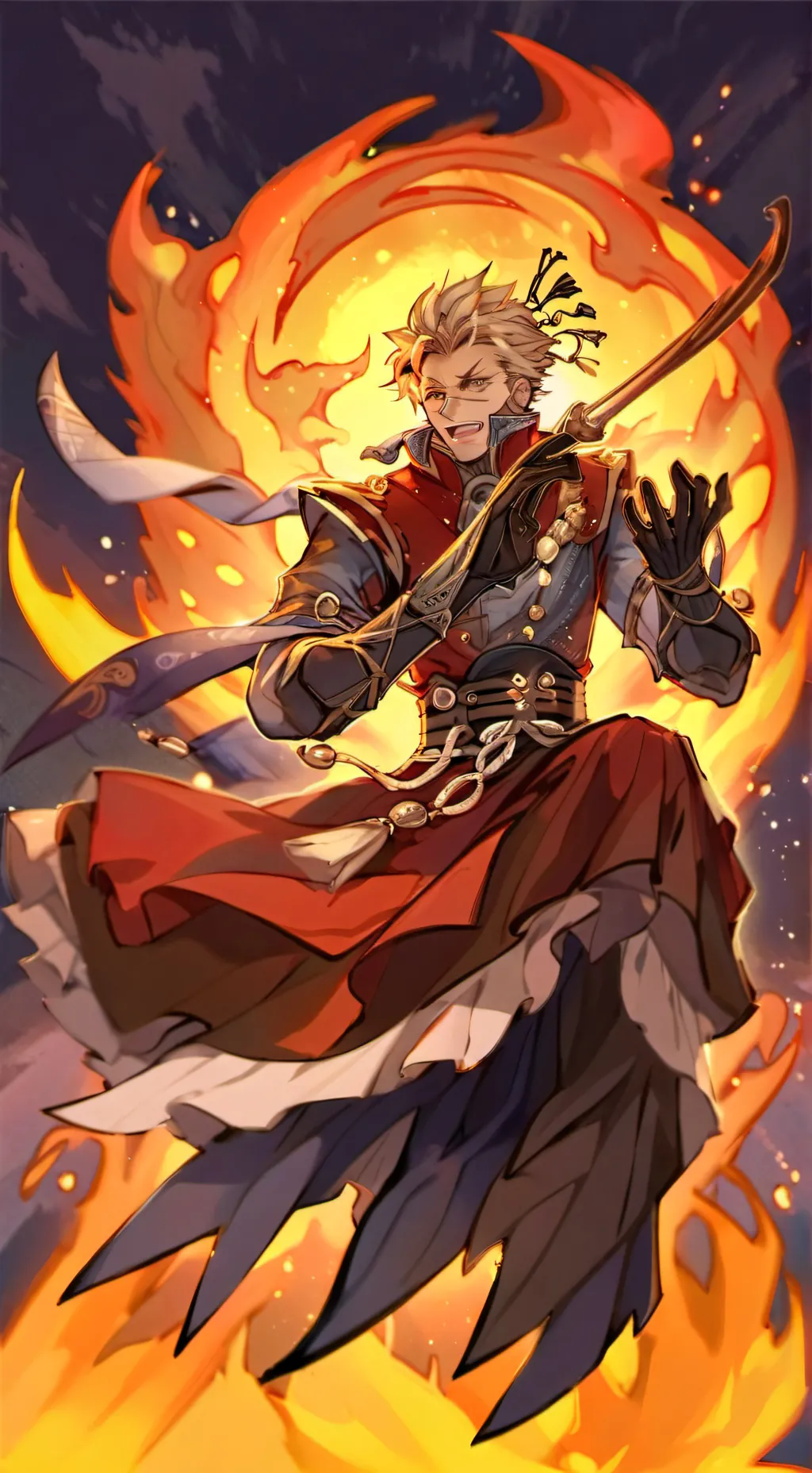 ai character: mha  background