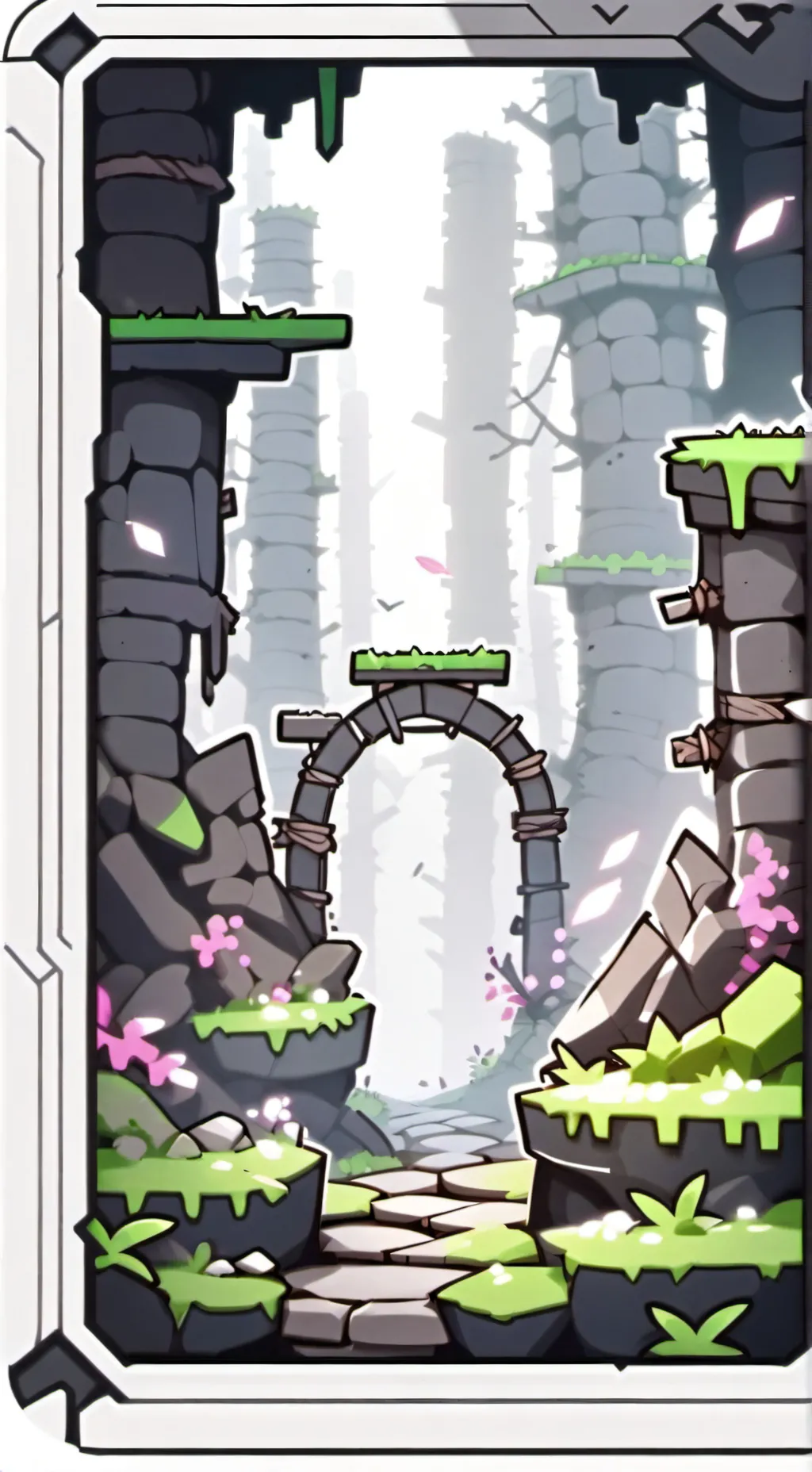 ai character: Geometry dash  background