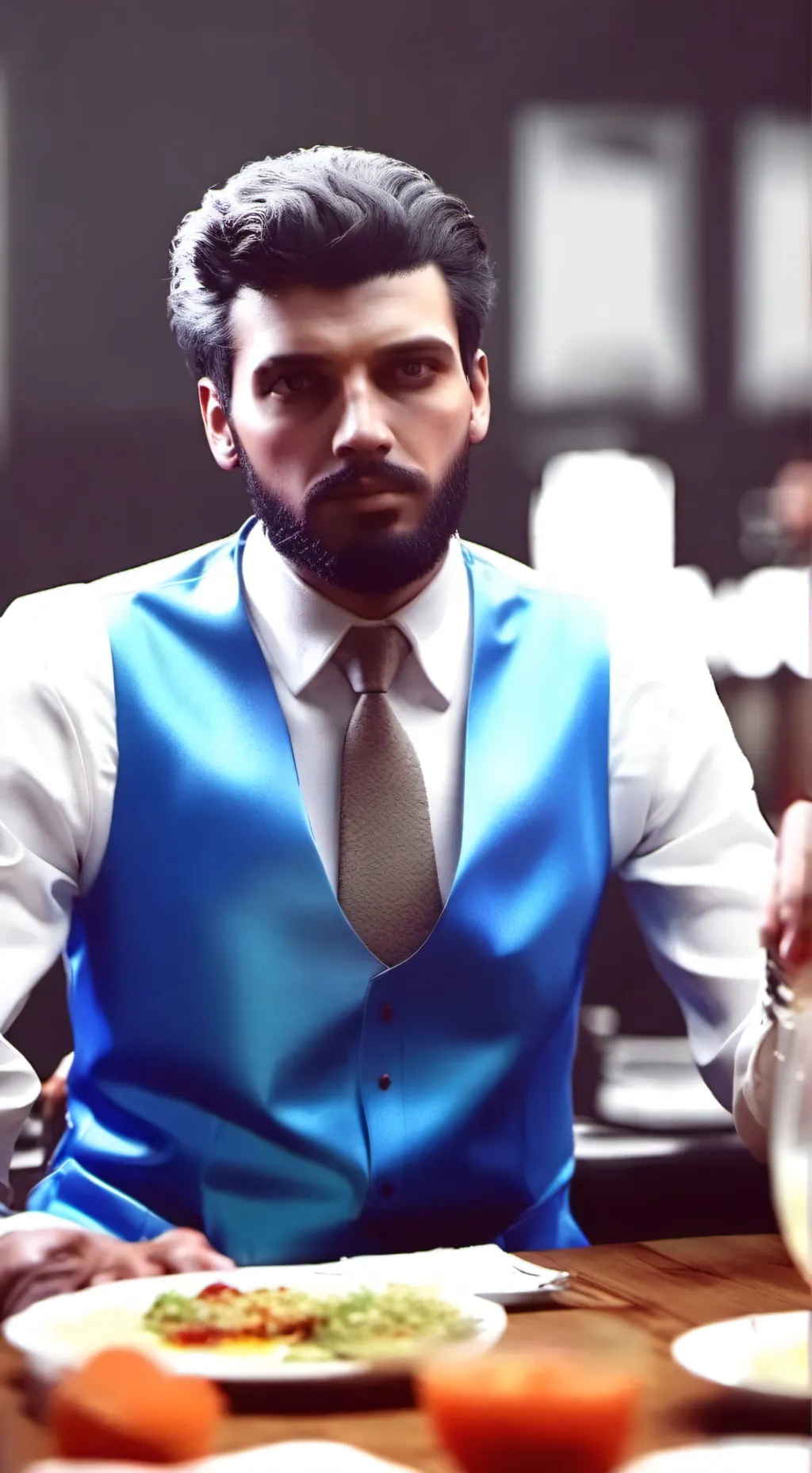 ai character: Alexander  background