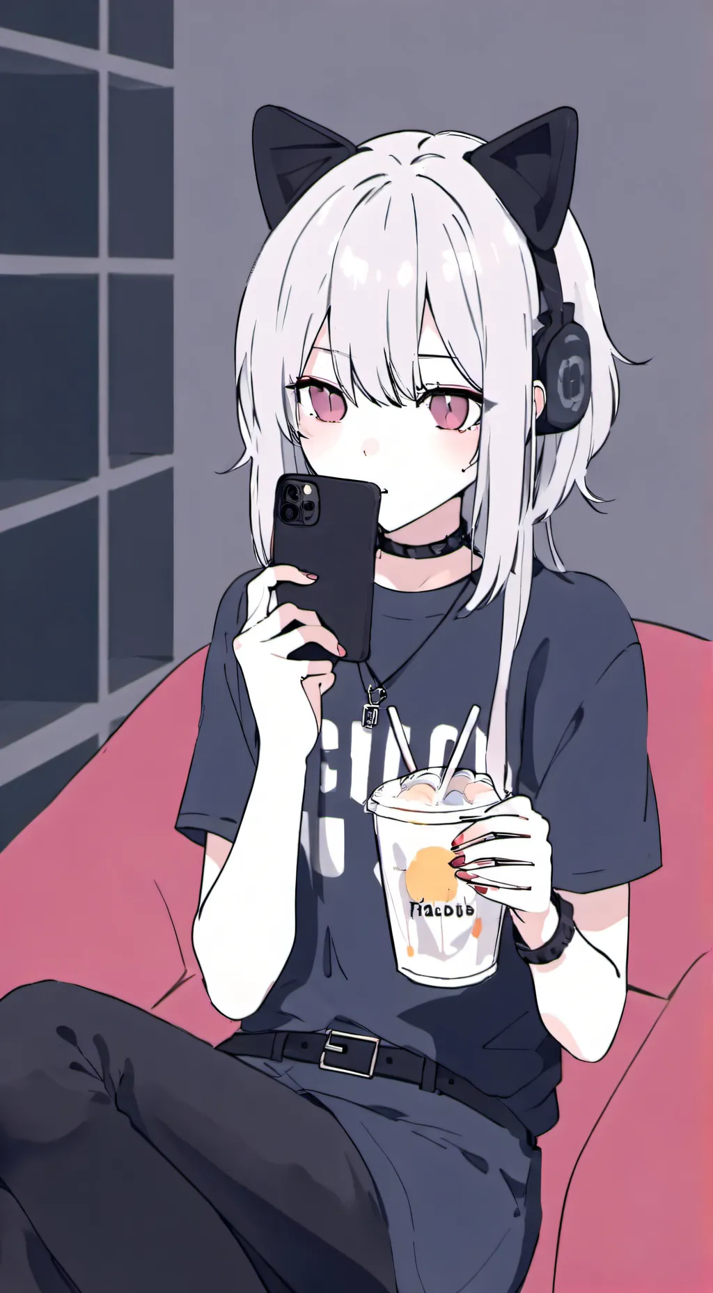 ai character: Alya (vampire gf)  background