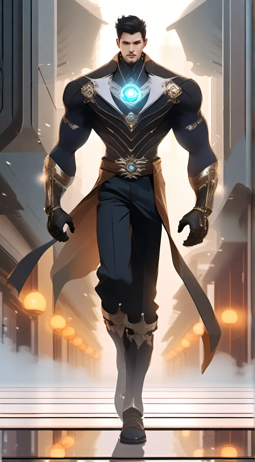 ai character: Titan ClockMan Sus background