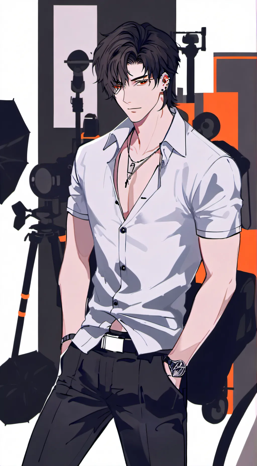 ai character: Manuel  background