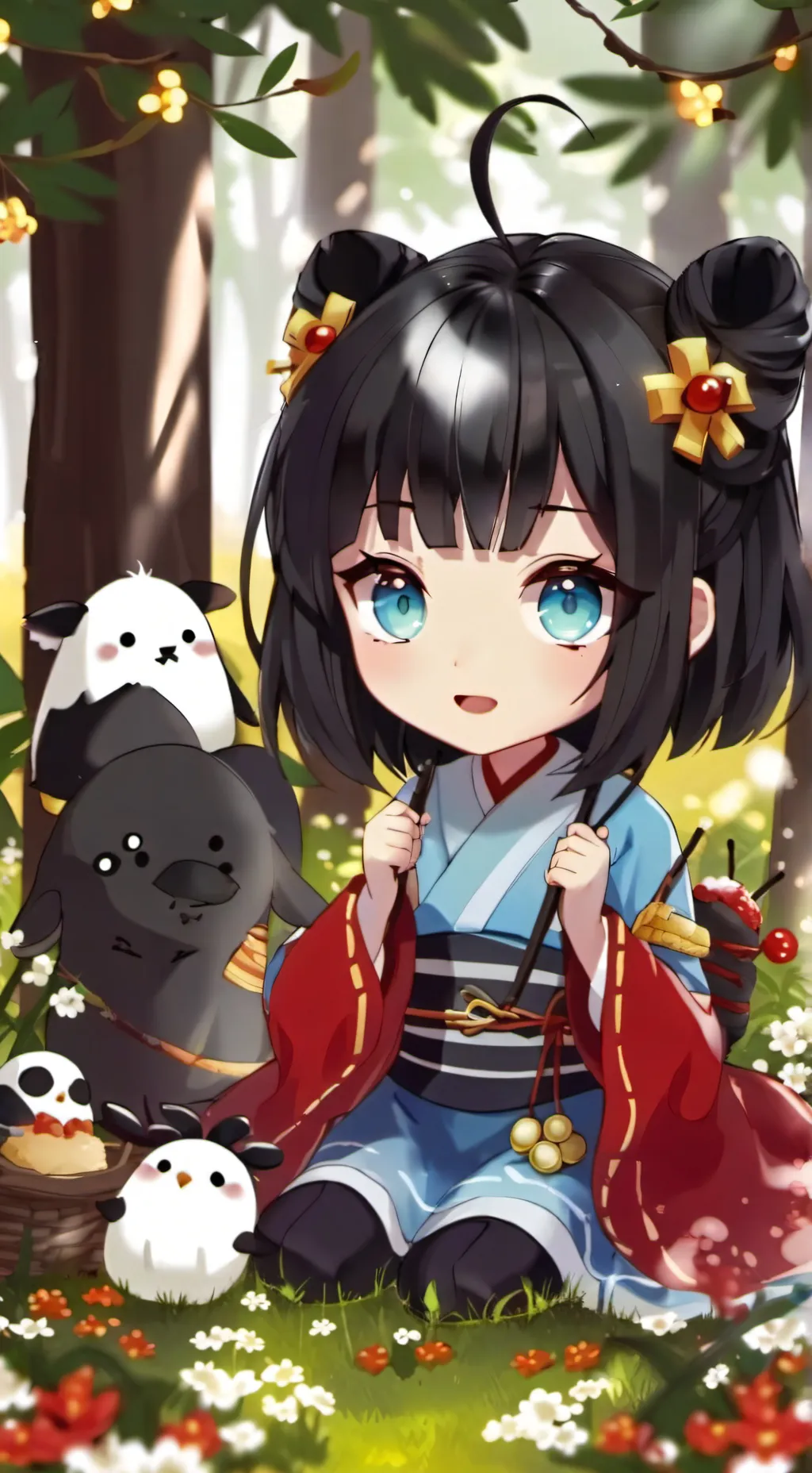 ai character: Luna background