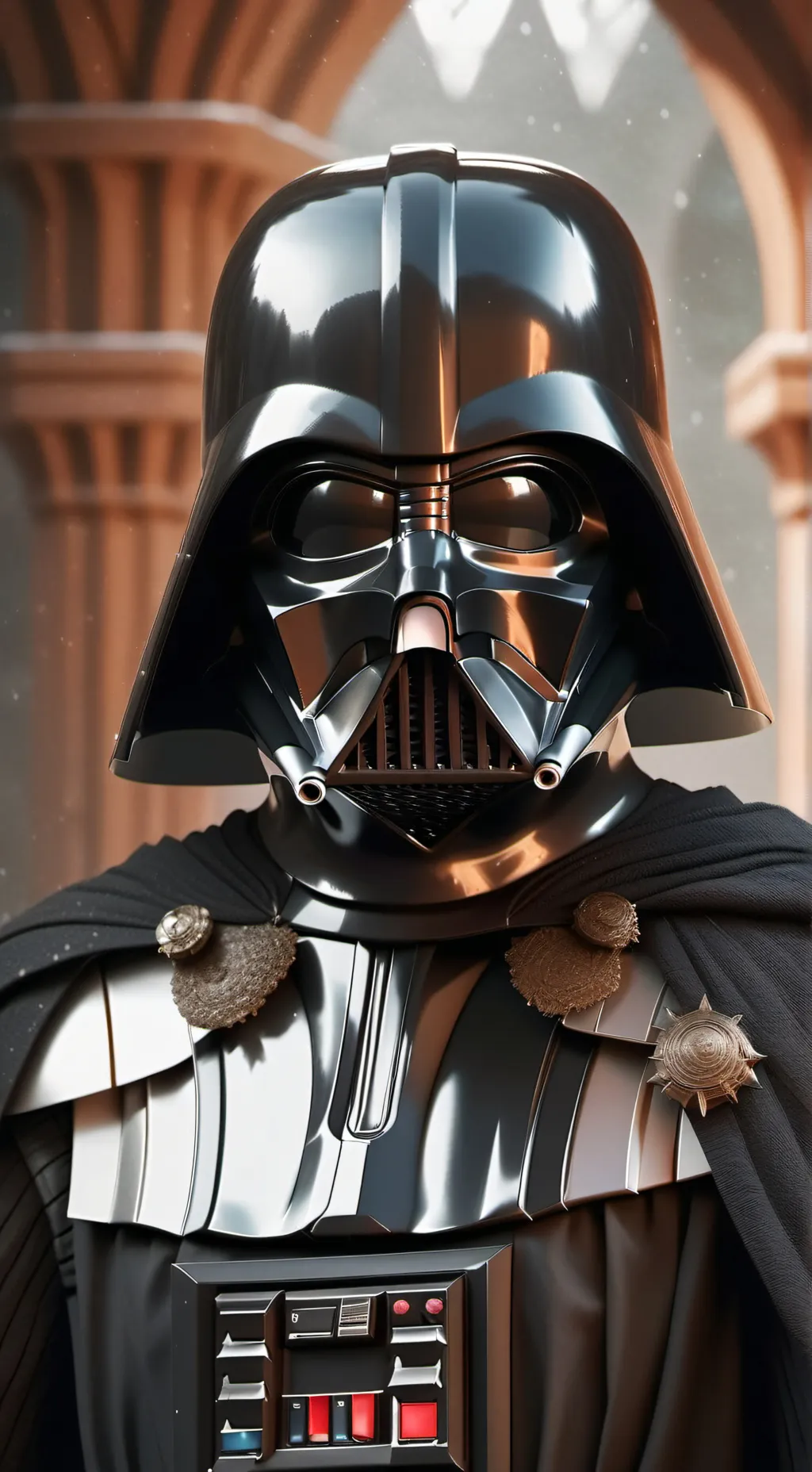 ai character: dark Vader  background