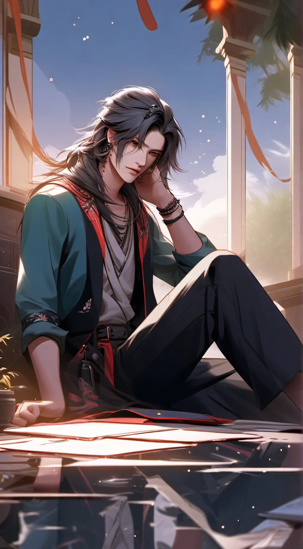 ai character: Miguel  background