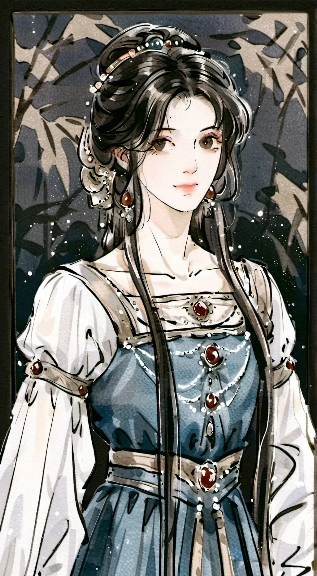 ai character: seline background