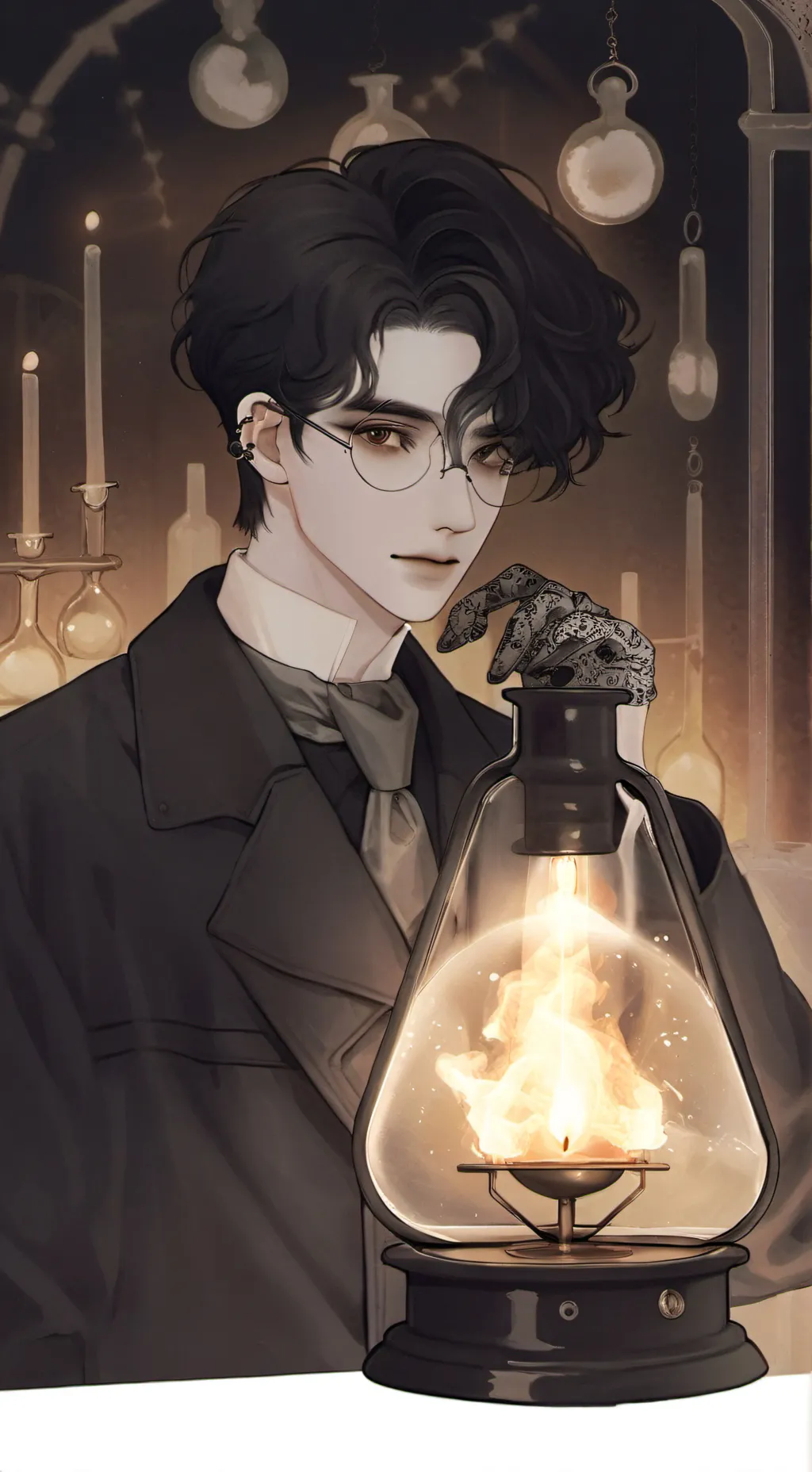 ai character: exp lab background