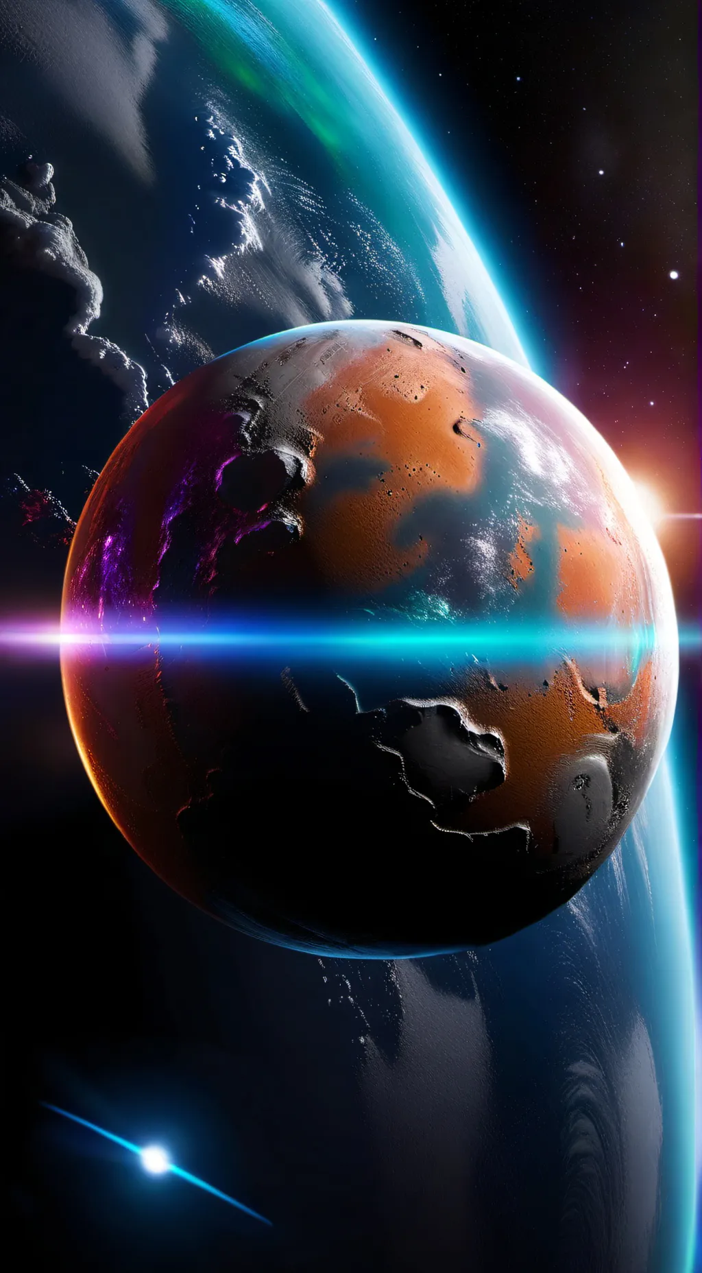 ai character: Planet PLUTO ™ background