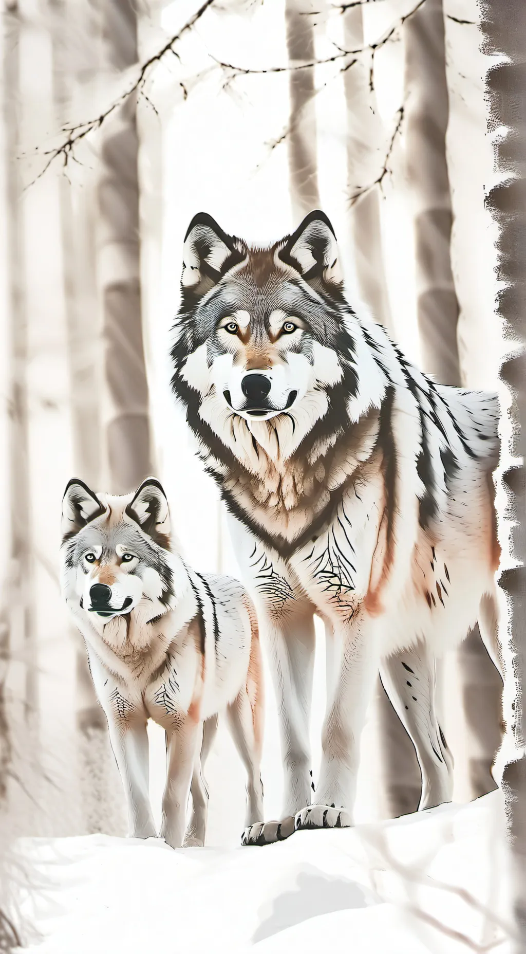 ai character: mamãe lobo background