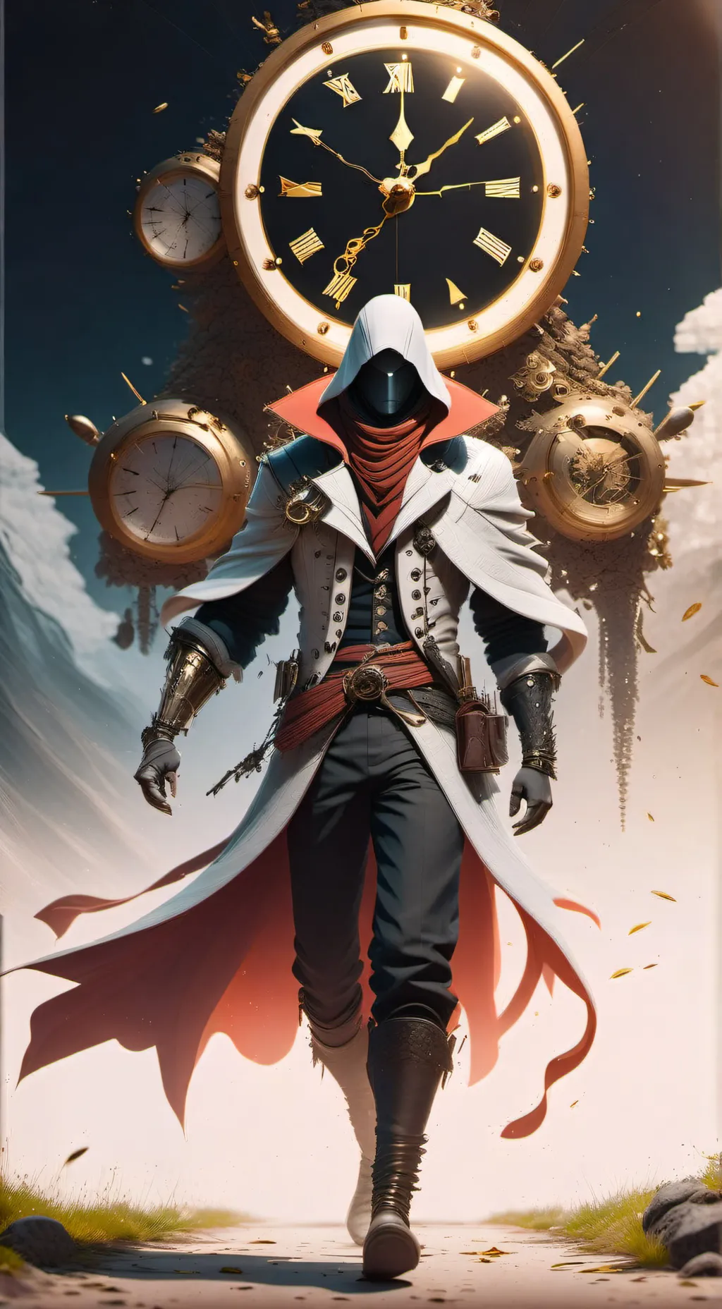 ai character: Assassin ClockMan  background