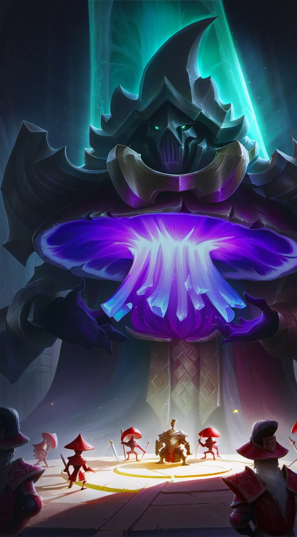 ai character: the mushroom king background