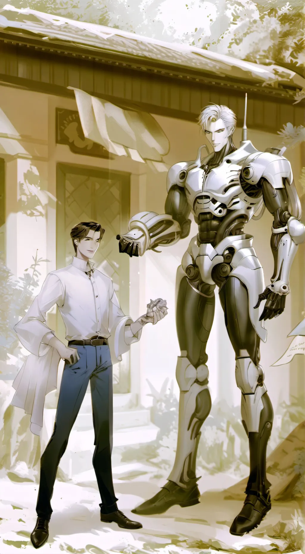 ai character: randall and James background