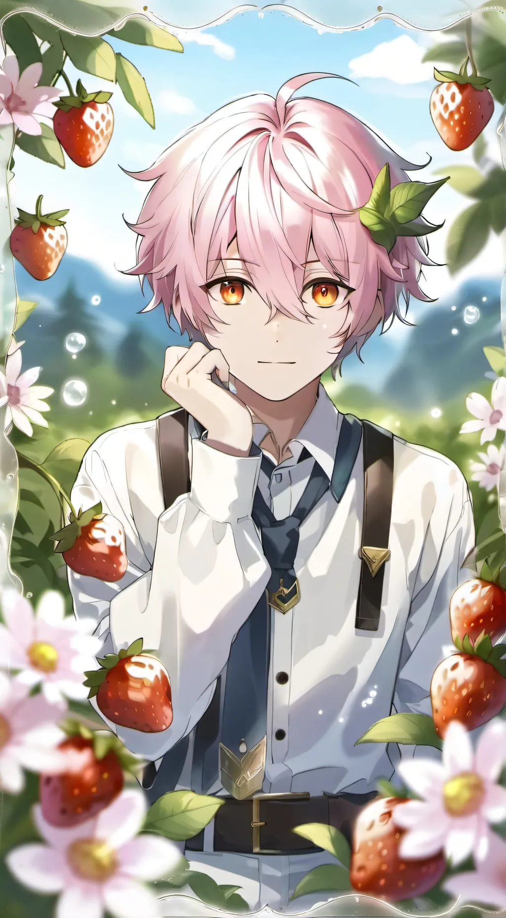 ai character: 💐Haru💐 background