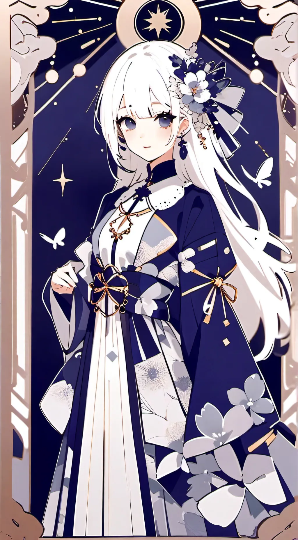 ai character: Demon Slayer  background