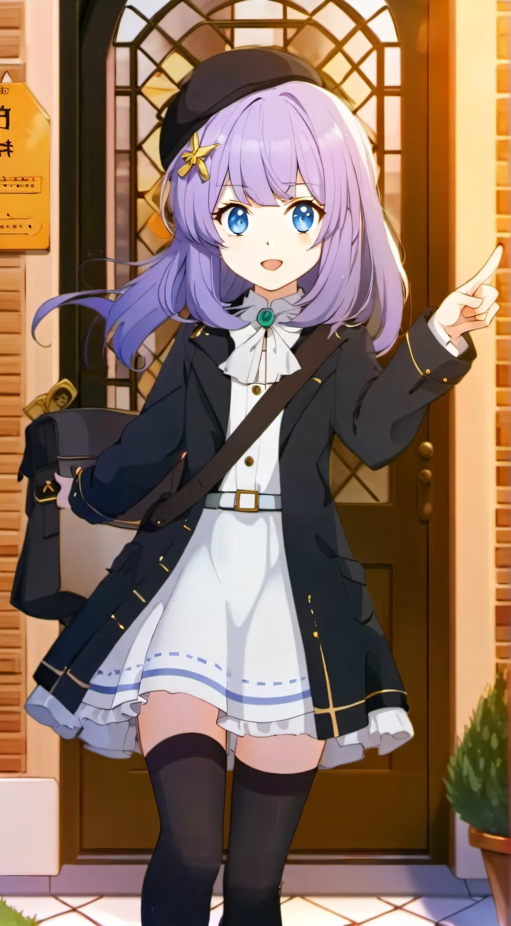 ai character: 夏莉 background