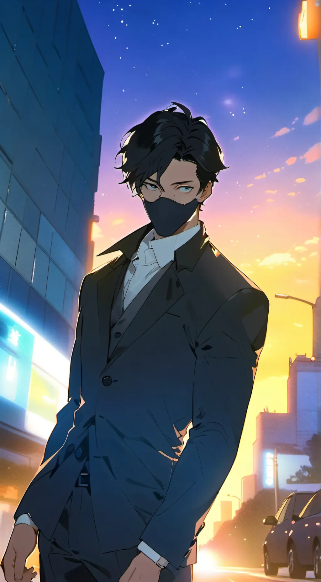 ai character: Chat Noir  background
