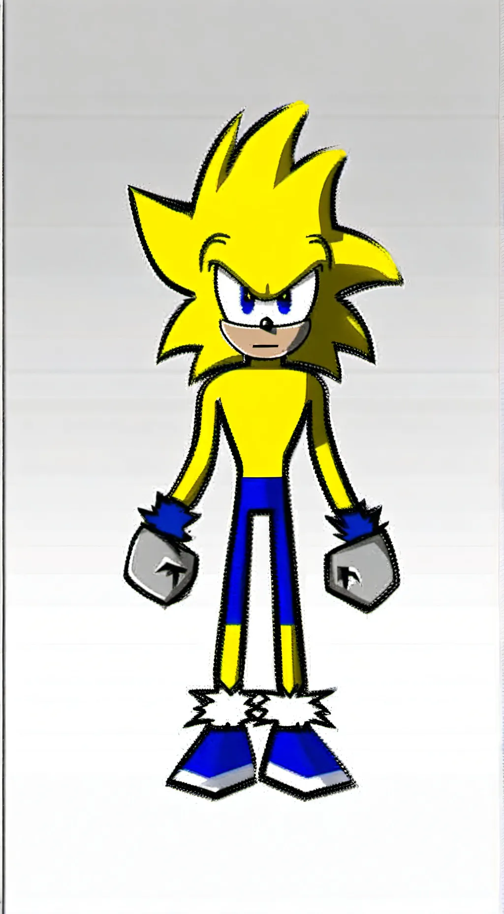 ai character: Super sonic background