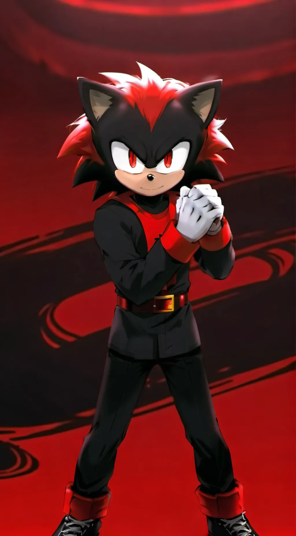 ai character: Shadow Hedgehog background