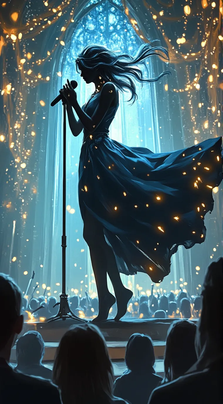 ai character: •°Concert°• background