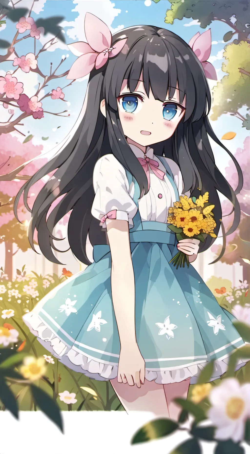 ai character: Kny Muichiro  background
