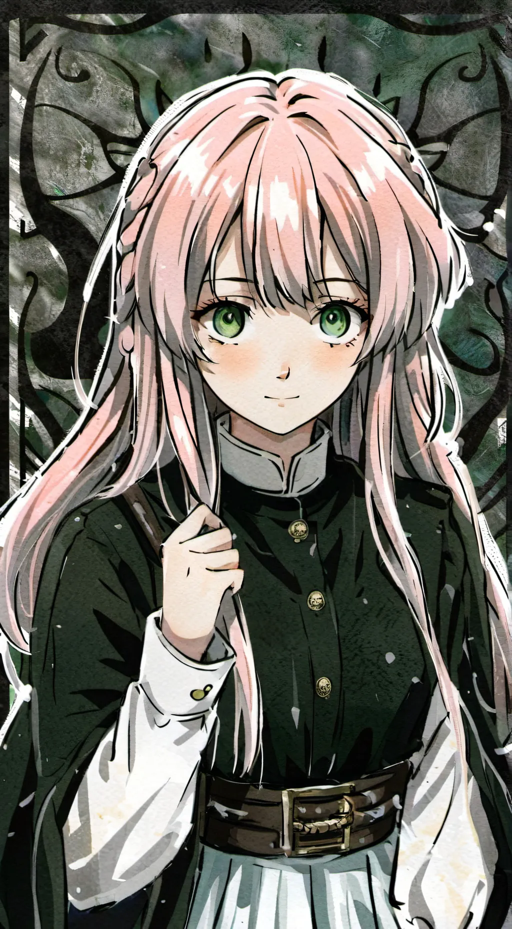 ai character: mitsuri  background