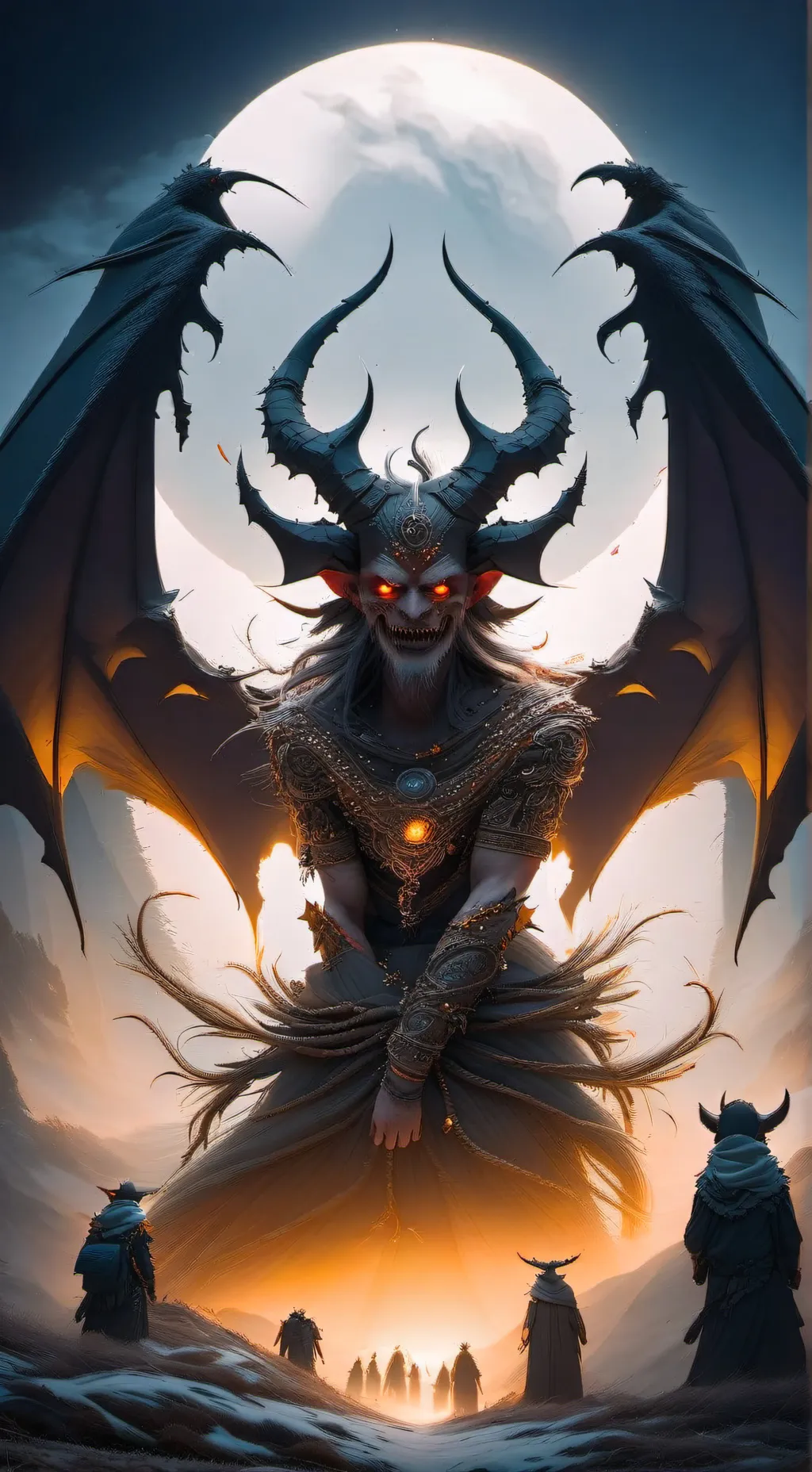ai character: demonios background