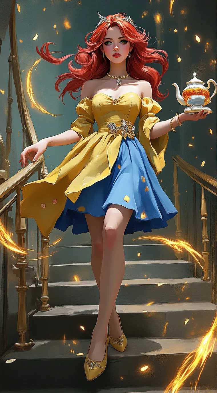 ai character: Princess mix background