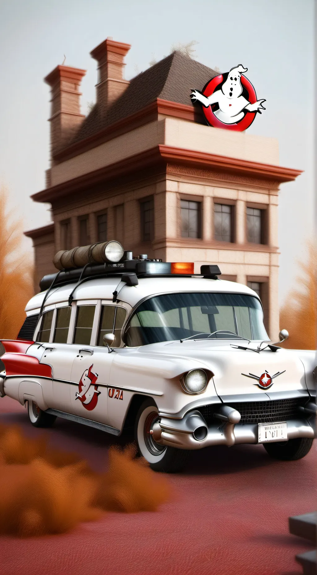 ai character: Ghostbusters background