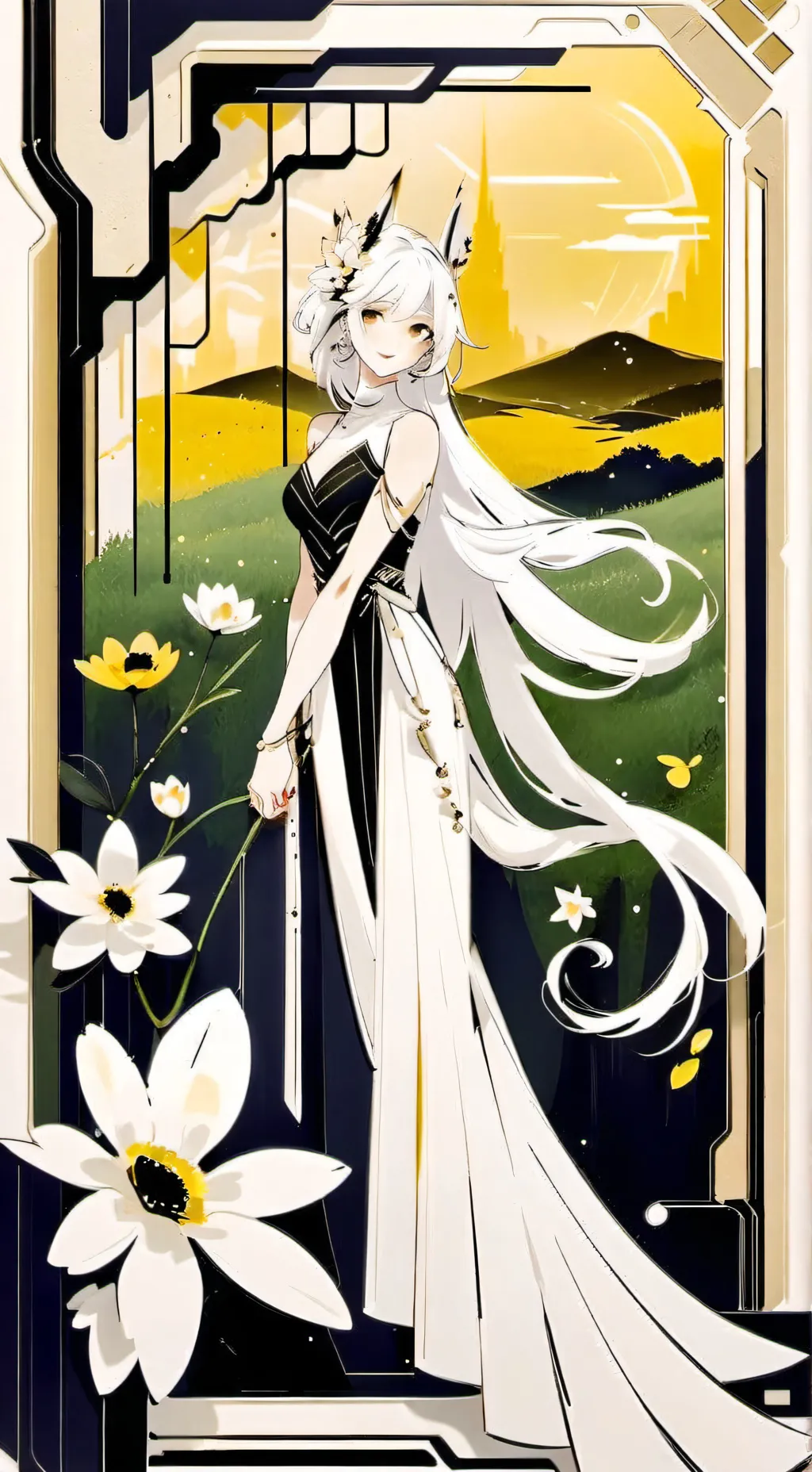 ai character: SC HORROR TAPE background