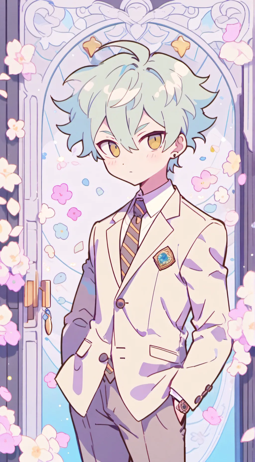 ai character: Blue Lock background